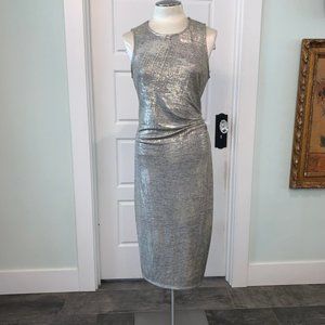 Kelly Renee Gold Lamay Dress szM. B15